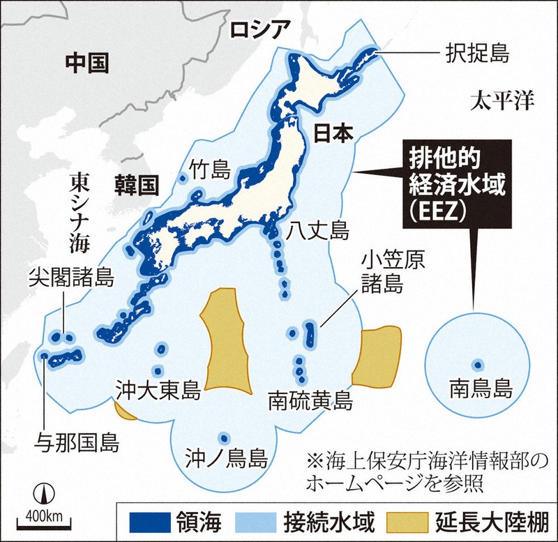18歳までに知りたい法の言葉：国連海洋法条約 領海12カイリ 日本は96