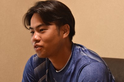 高校時代を振り返る国学院大の緒方漣選手＝横浜市青葉区で2025年6月27日、長宗拓弥撮影