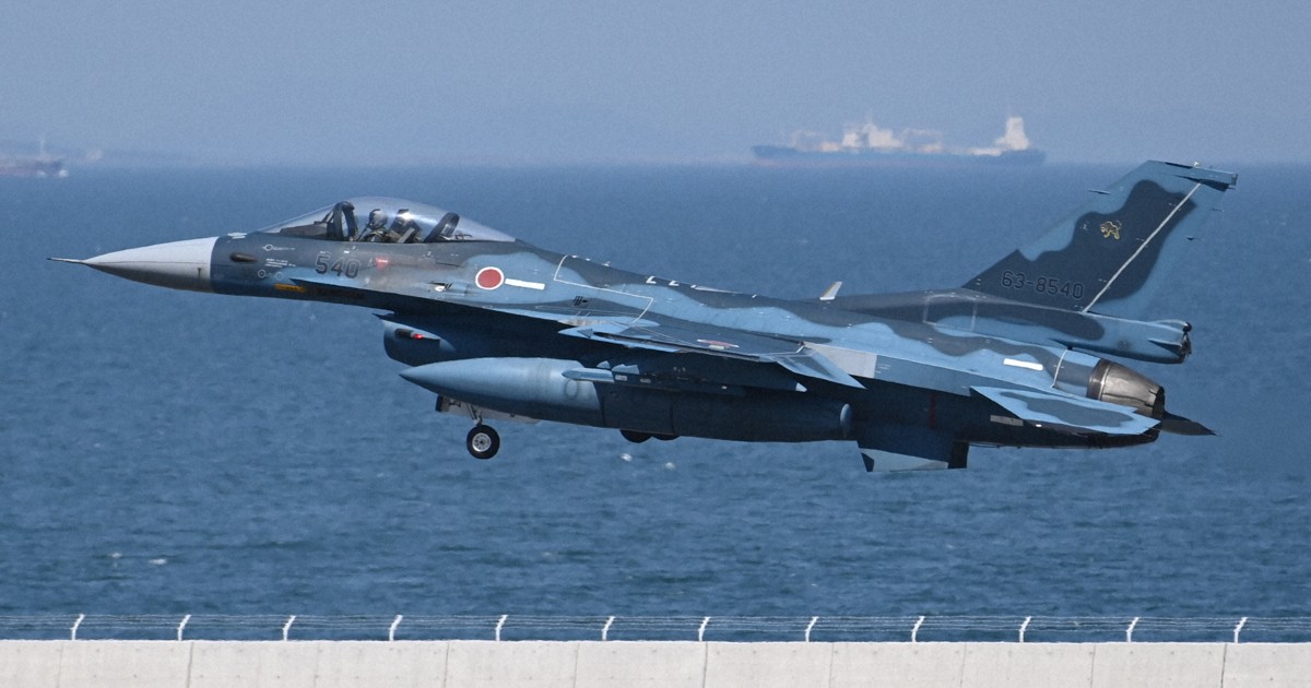 空自F2戦闘機が茨城県沖で墜落　訓練飛行中、パイロットは脱出
