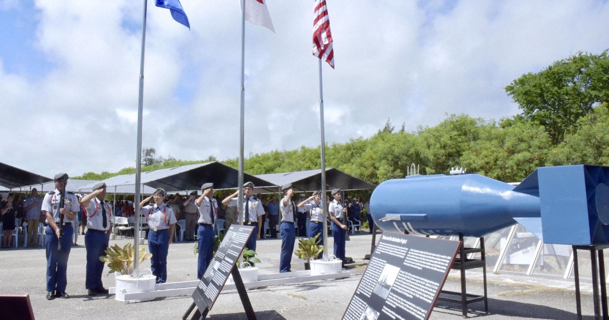 Tinian, launching point for US A-bombs on Japan, marks 80th anniv.