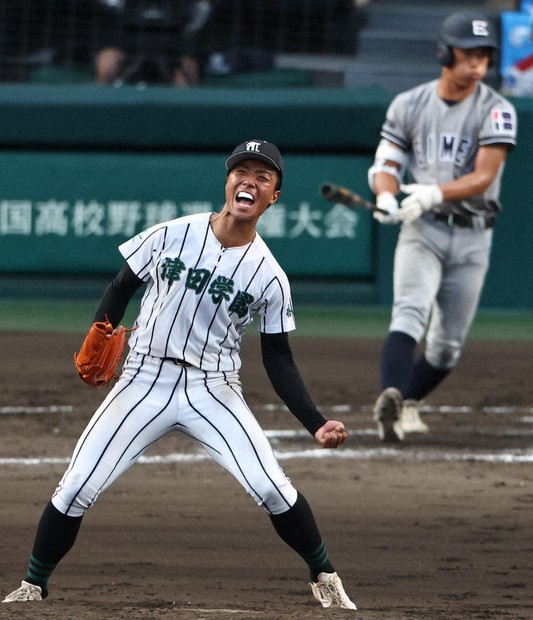 第107回全国高校野球：全国高校野球 津田学園5－4叡明 津田学園