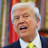 トランプ米大統領＝ワシントンのホワイトハウスで2025年8月7日、ロイター