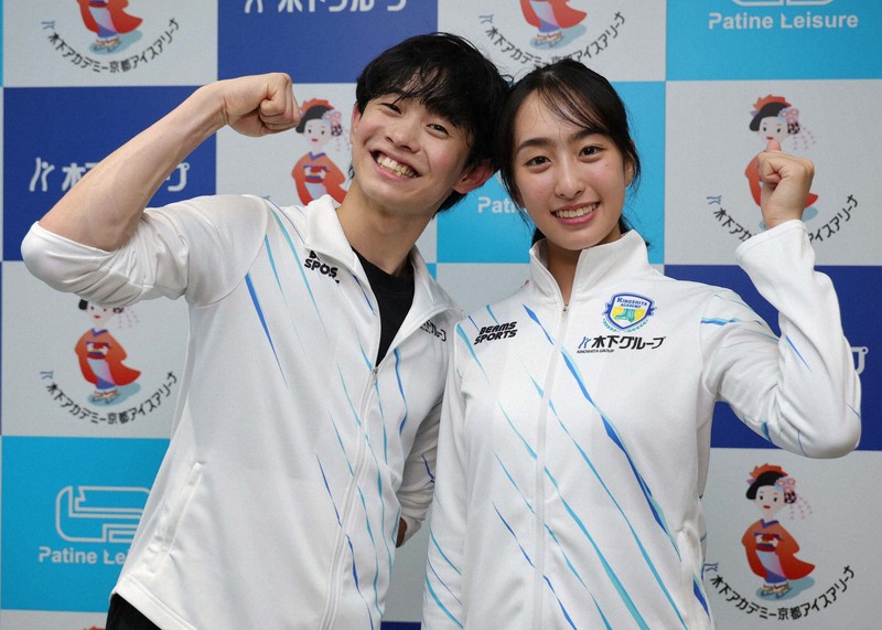 フィギュア櫛田・島田組 デビュー戦は9月、愛称は「いくこう」に