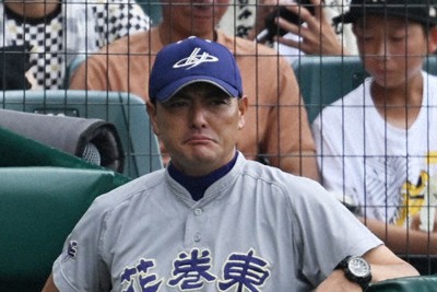 花巻東・佐々木監督、九回2死満塁も「迷いなかった」 夏の甲子園
