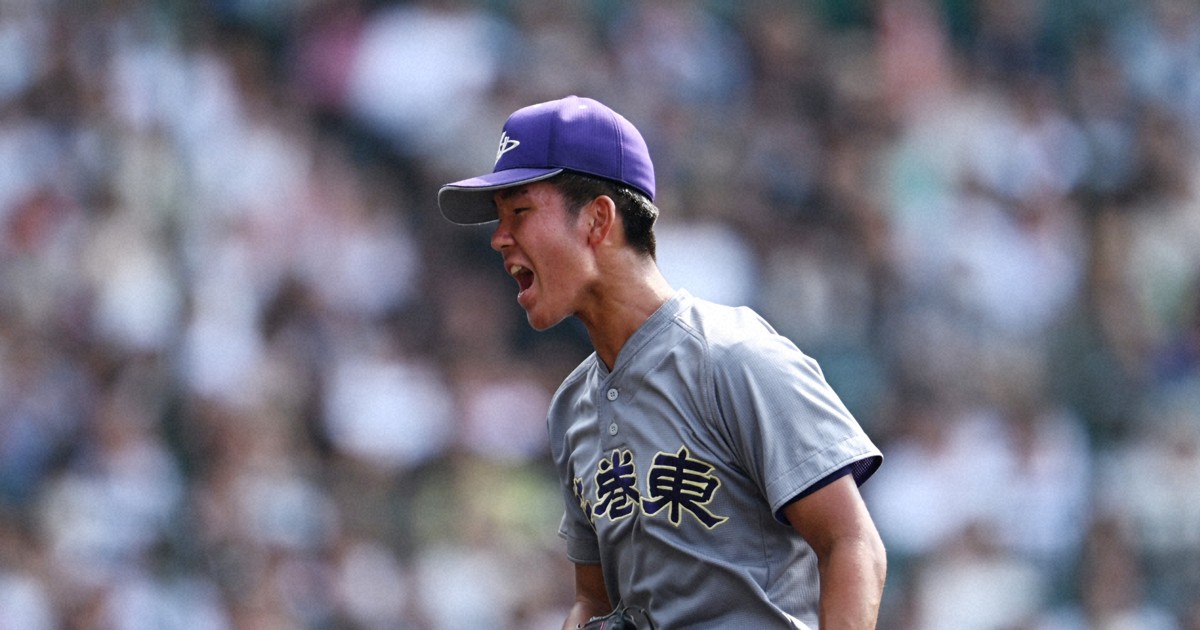 勝敗分けた好守　投げるだけじゃない花巻東の「17」　夏の甲子園