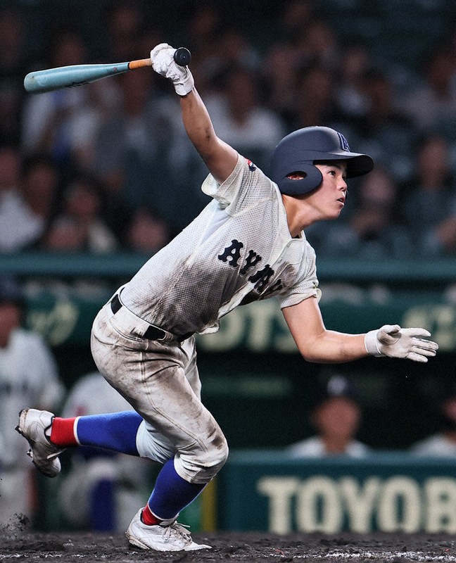 第107回全国高校野球：全国高校野球 綾羽6－4高知中央 綾羽、十回表
