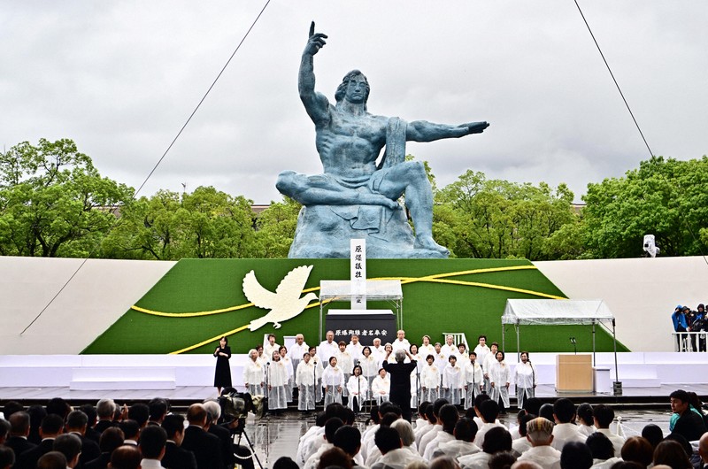 長崎で平和祈念式典が始まる 80回目の「原爆の日」 | 毎日新聞