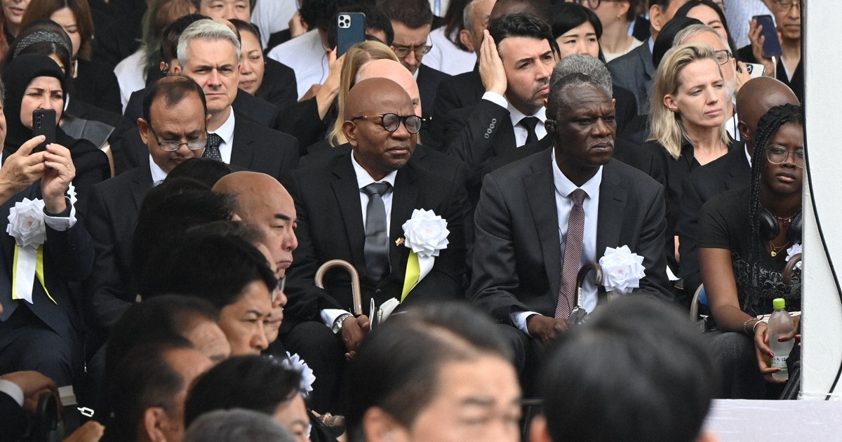 毎日新聞のニュース記事「国連事務総長「長崎の記憶を平和への決意に」 祈念式典あいさつ全文」の画像