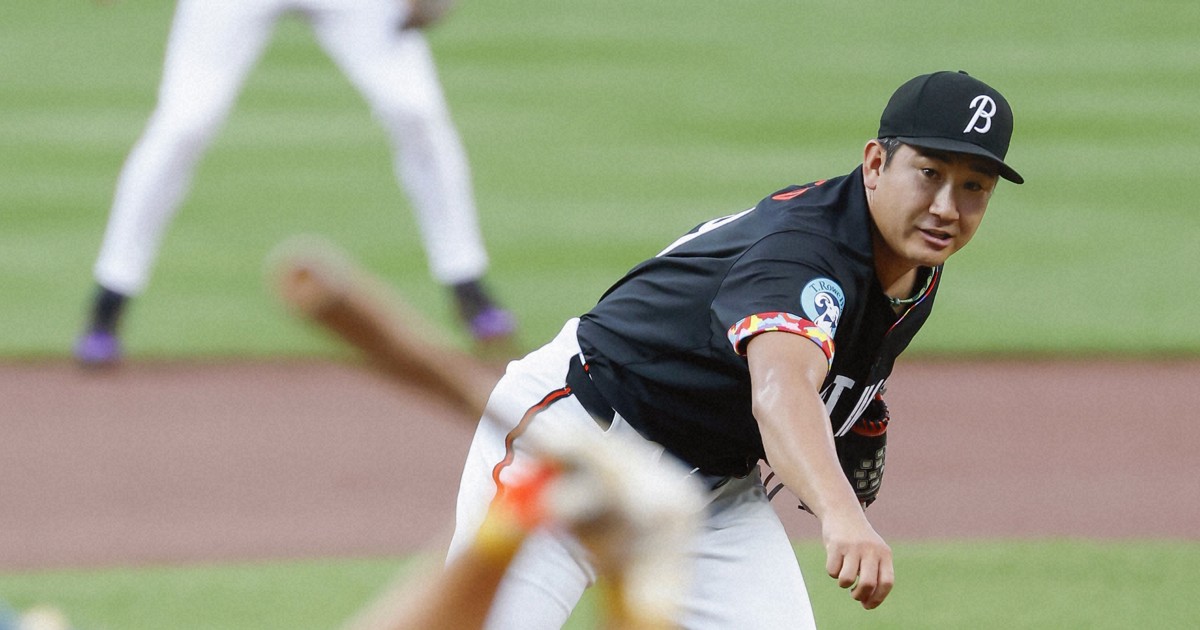 Baseball: Orioles pitcher Sugano gets 9th win with 7 solid innings