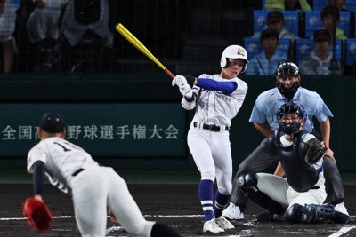 第107回全国高校野球 明豊 夏の初戦突破 ナイター制し3年ぶり ／大分