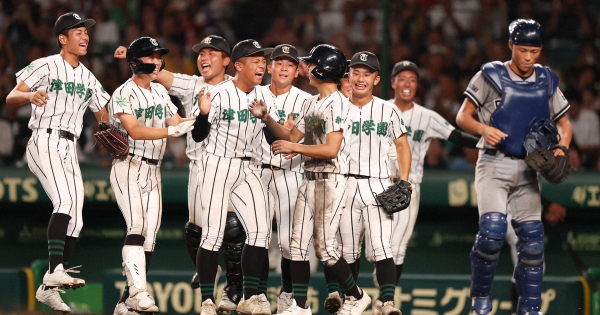 津田学園が異例の甲子園練習に登場　広陵の出場辞退で　夏の甲子園