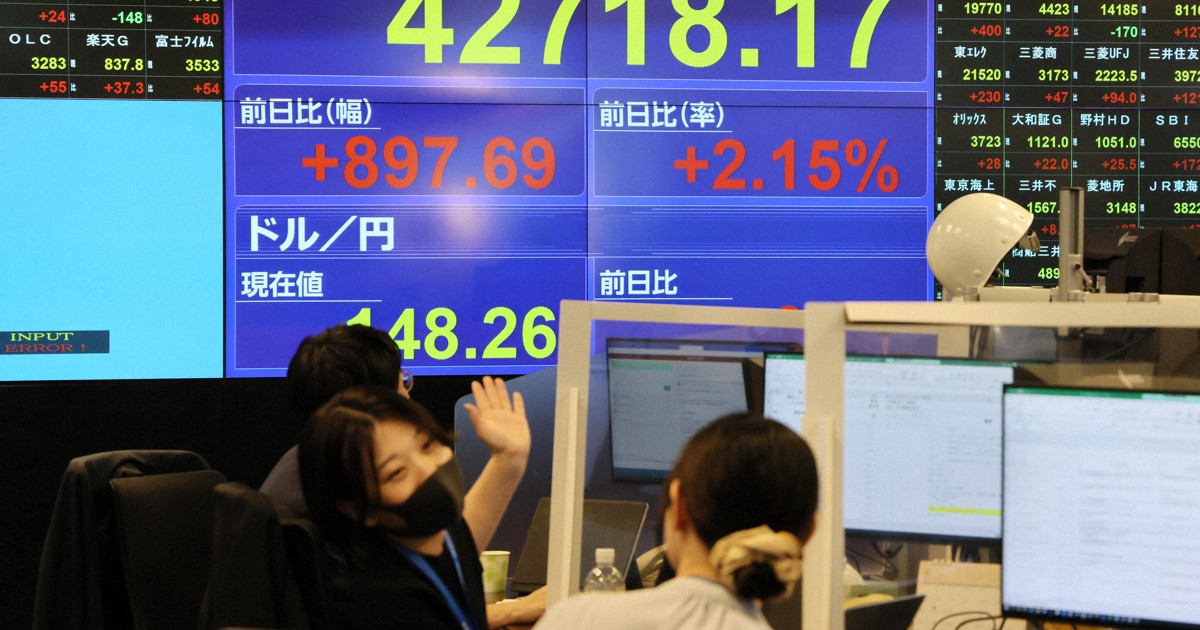 海外勢「買い越し」、アベノミクス期に匹敵 日経平均最高値の背景 – 毎日新聞 - 経済 朝礼スピーチ素材
