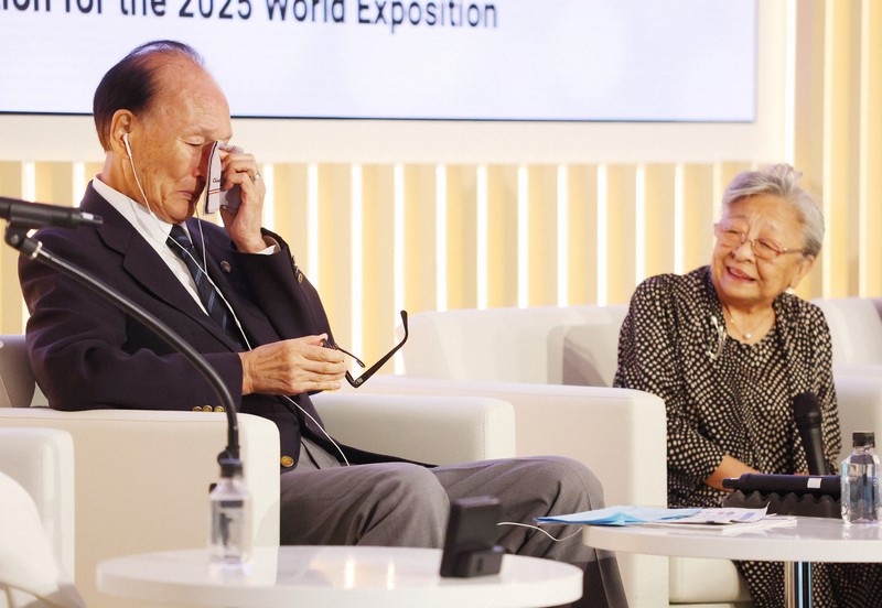 核兵器は絶対悪」 ノーベル平和賞の被団協代表理事が万博で訴え | 毎日新聞