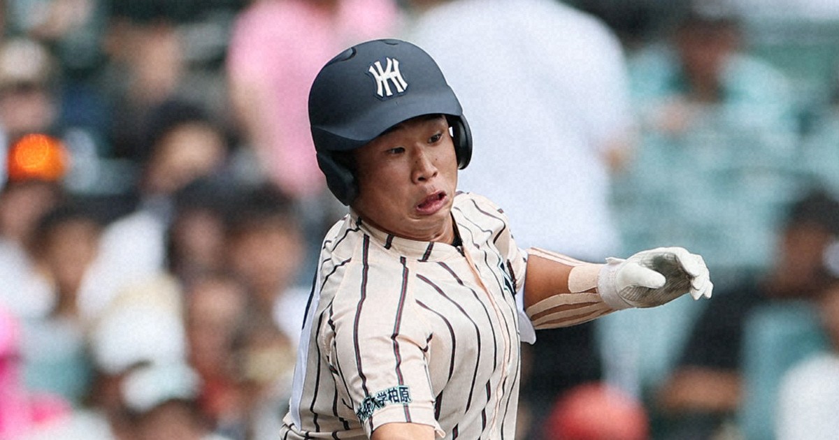 痛む左手を使わず打撃 「諦めない」東大阪大柏原主将 夏の甲子園