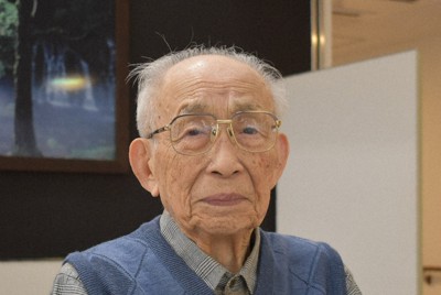 藤本光男さん＝秋田市内で高橋宗男撮影