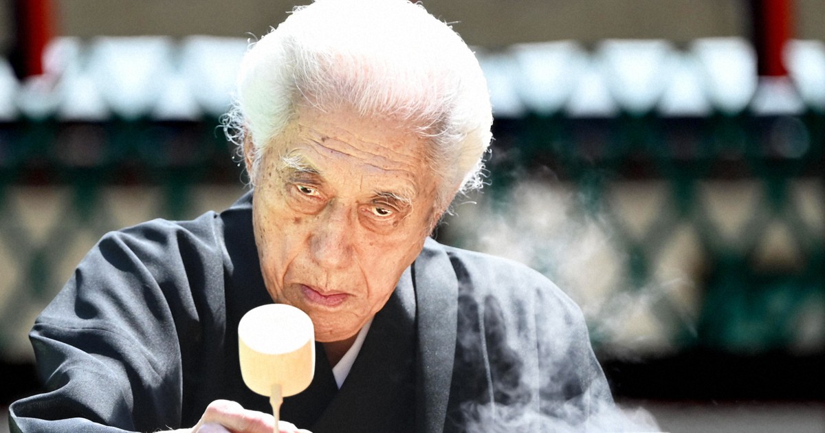 毎日新聞のニュース記事「＜1分で解説＞千玄室さん死去 茶道裏千家前家元 特攻隊員の経歴も」の画像