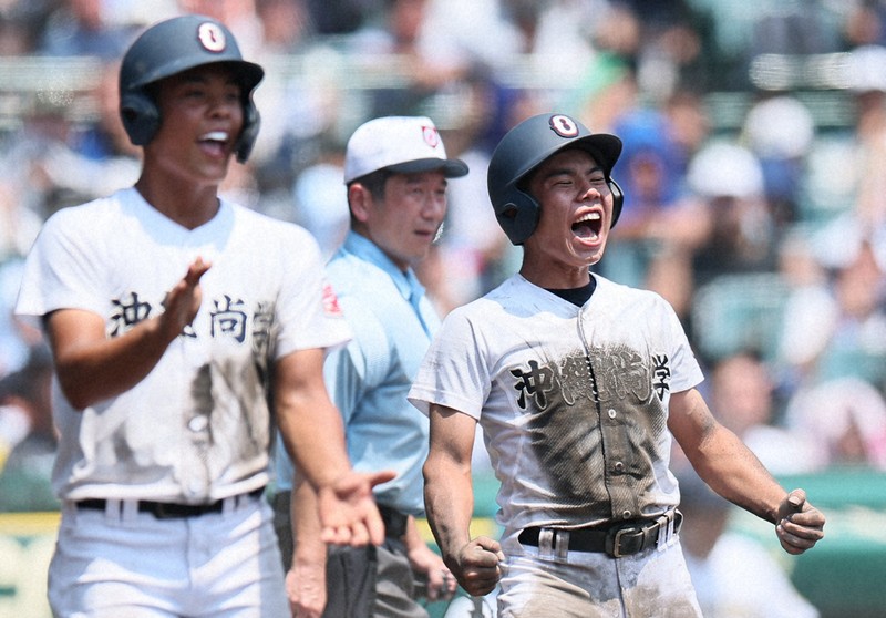 沖縄尚学ー鳴門（2回戦）全国高校野球2025 夏の甲子園 [写真特集