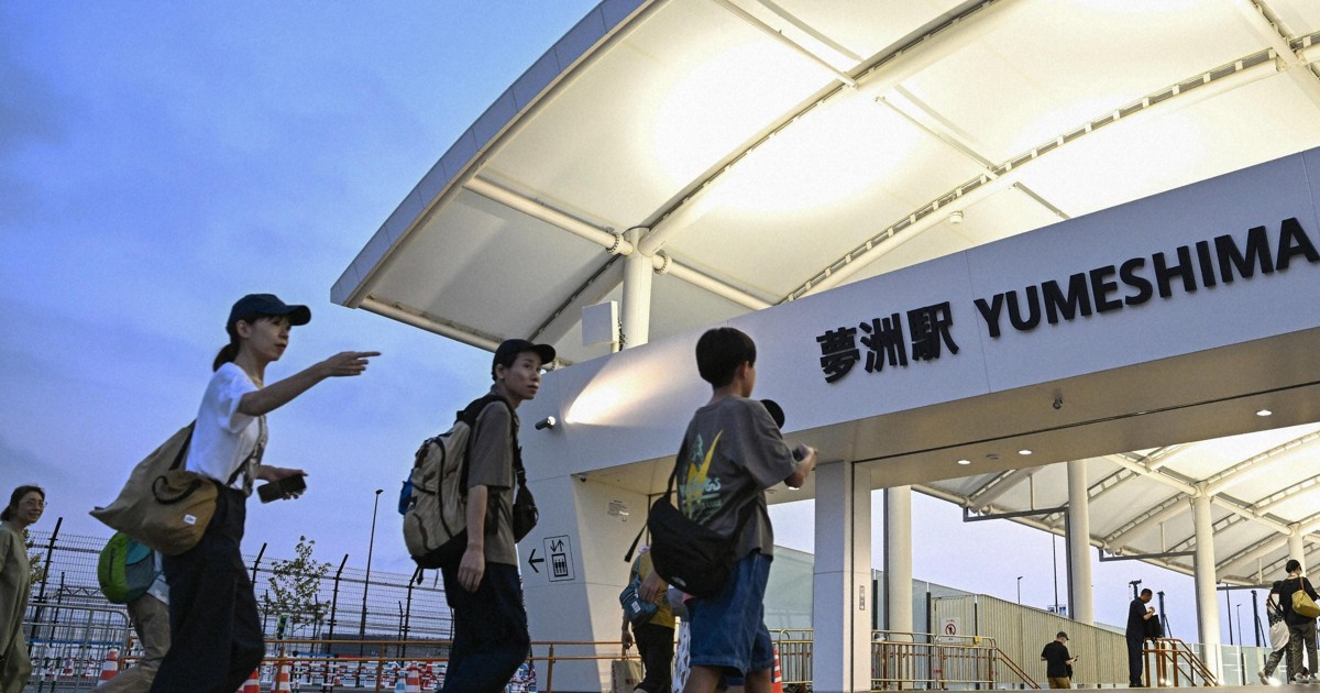 Osaka expo opening delayed by 30 min. after subway disruption