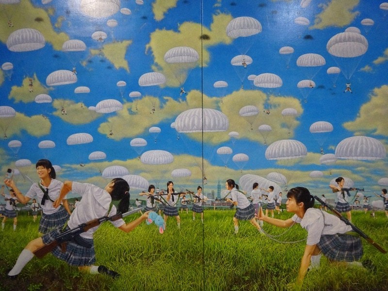 開戦84年 陳擎耀展・・戦争と美術（福岡・田川市美術館） 戦争をテーマ