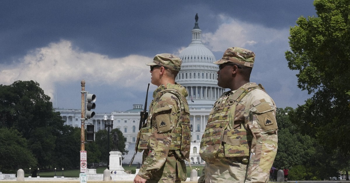 州兵800人、米首都ワシントンで任務開始 トランプ氏が指示 | 毎日新聞