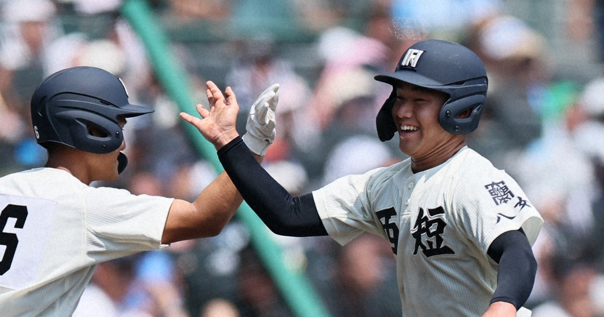 西日本短大付が3回戦進出　聖隷クリストファー破る　夏の甲子園