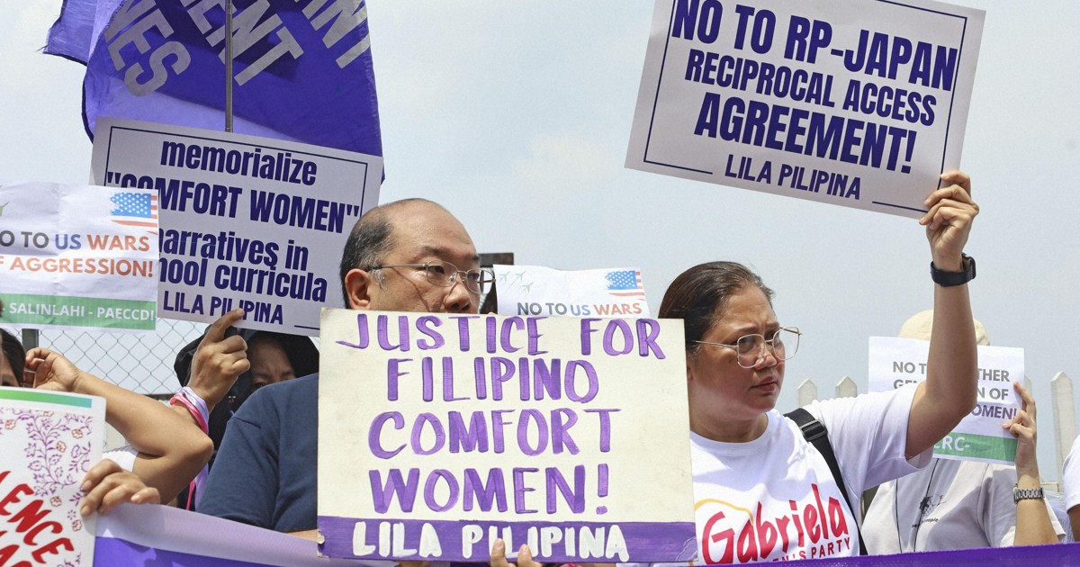 Filipino comfort women supporters demand Japan apology for war crime