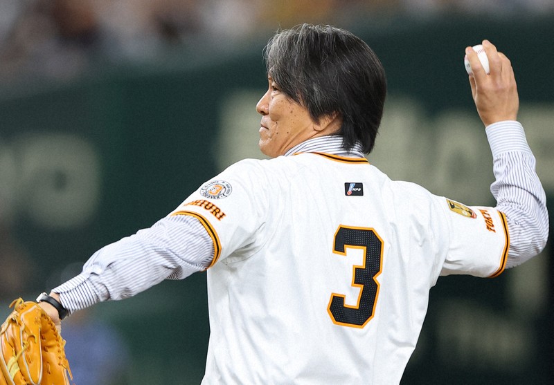松井秀喜さん「両打席に大レジェンドが…」 長嶋茂雄さん追悼試合