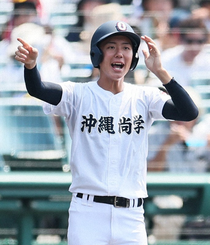 3代で甲子園の沖縄尚学・田中 亡き祖父への思い胸に狙う全国制覇