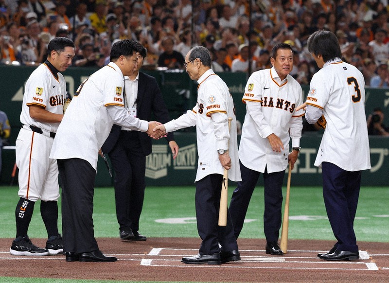 長嶋茂雄 松井秀喜 清原和博 トリプル サイン ジャイアンツ 巨人