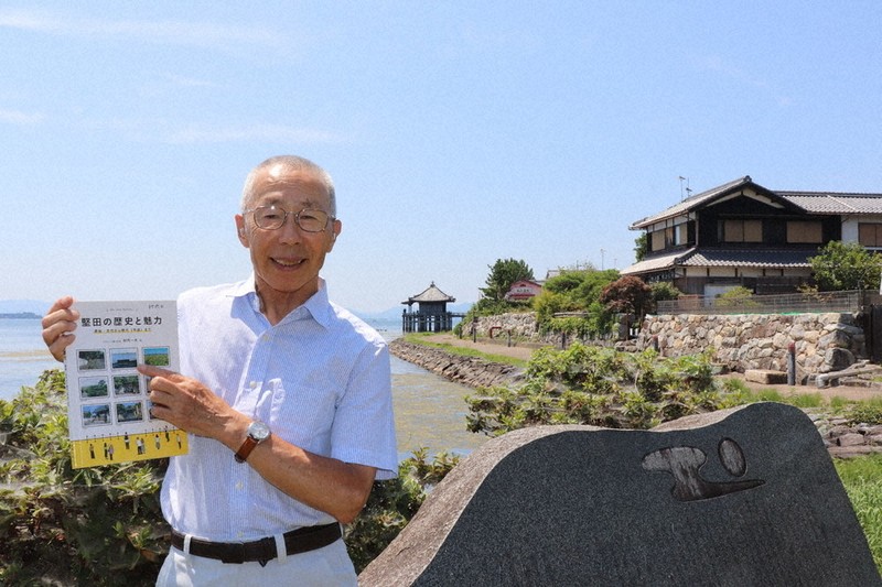 堅田の歴史、一冊に 原始から現代まで100項目 アマ郷土史家、村内さん