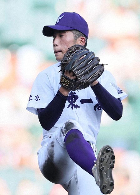 関東一・坂本、空見上げ 亡き両親に活躍誓い東京対決へ 夏の甲子園