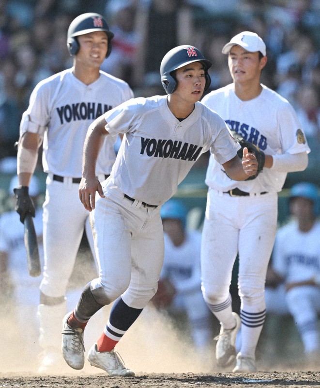 県岐阜商ー横浜（準々決勝）全国高校野球2025 夏の甲子園 [写真特集40