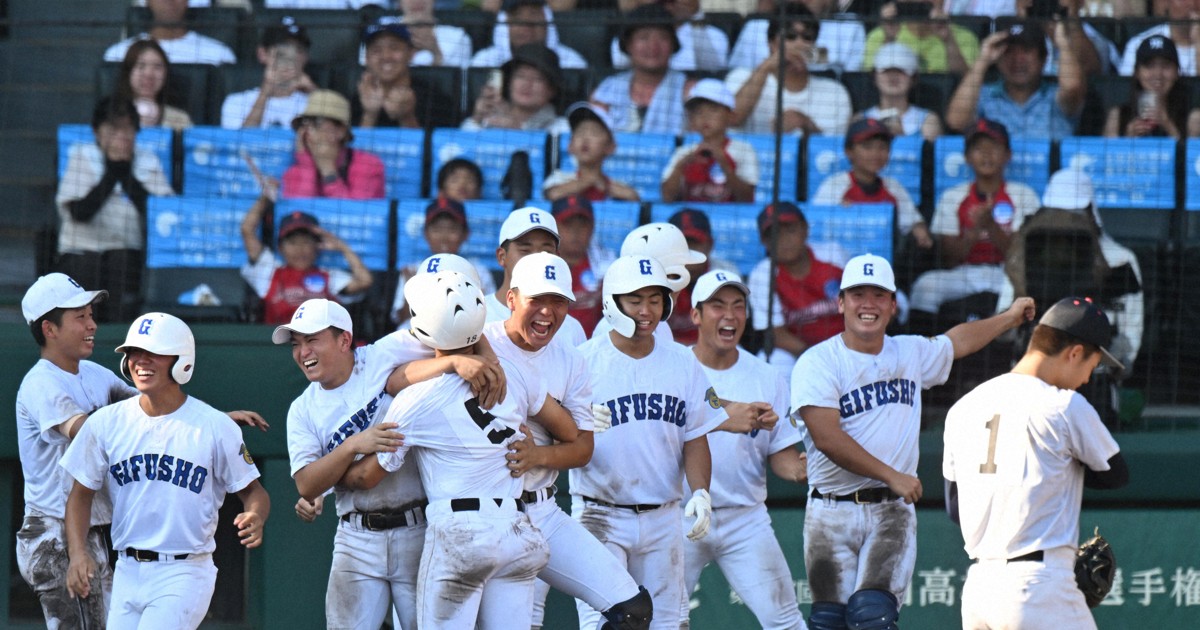 県岐阜商ー横浜（準々決勝）全国高校野球2025 夏の甲子園 [写真特集1