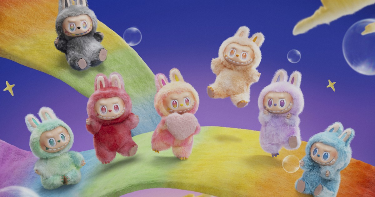【正規品】ポップマート ラブブちゃん 2体セット（グリーン＆レッド） 正規品】ポップマート ラブブちゃん 2体セット（グリーン
