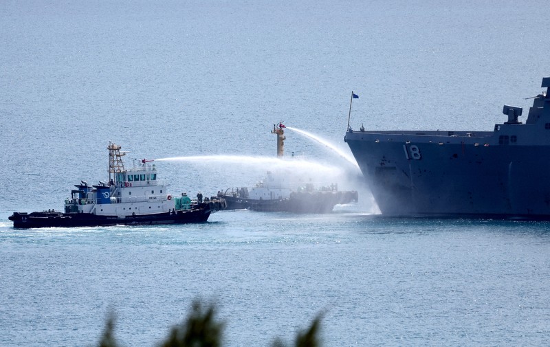 米海軍揚陸艦 ニューオーリンズが鎮火 [写真特集1/5] | 毎日新聞