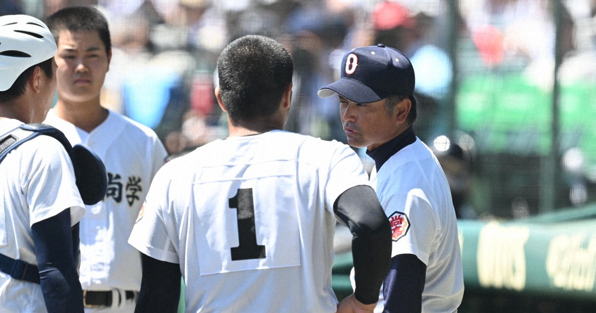 打順の組み替えは「昨夜パッと…」　沖縄尚学・比嘉監督　夏の甲子園