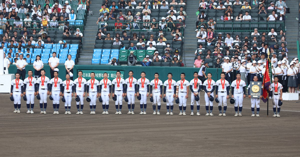 日大三ー沖縄尚学（決勝）全国高校野球2025 夏の甲子園 [写真