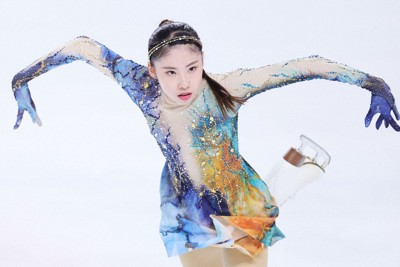 リンクサイド：優勝の住吉りをん「普段しない失敗も」 フィギュア東京