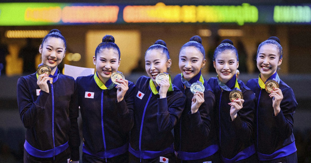 新体操：新体操世界選手権 団体総合 日本、初の金 影払う舞 | 毎日新聞
