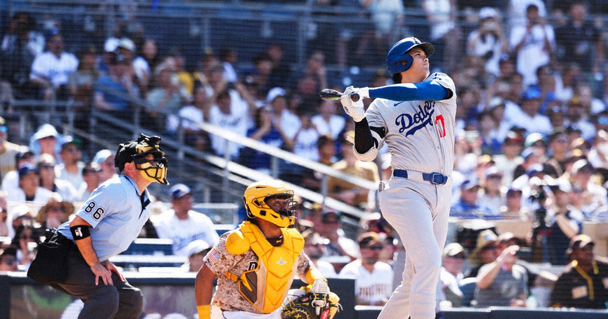 Shohei Ohtani high-fives a heckler after his homer to cap Dodgers' comeback rivalry win over Padres