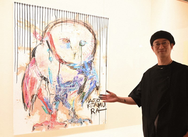 ドラマ「昼顔」に作品起用、画家・北村直登さん特別展 福岡 [写真特集1