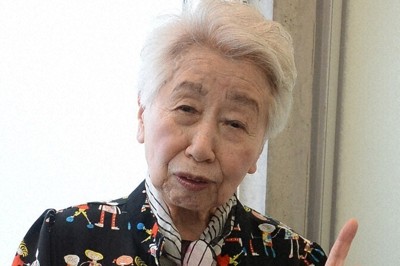 「戦争が絶えない理由には人間のエゴイズムがある」と語る福田百合子さん