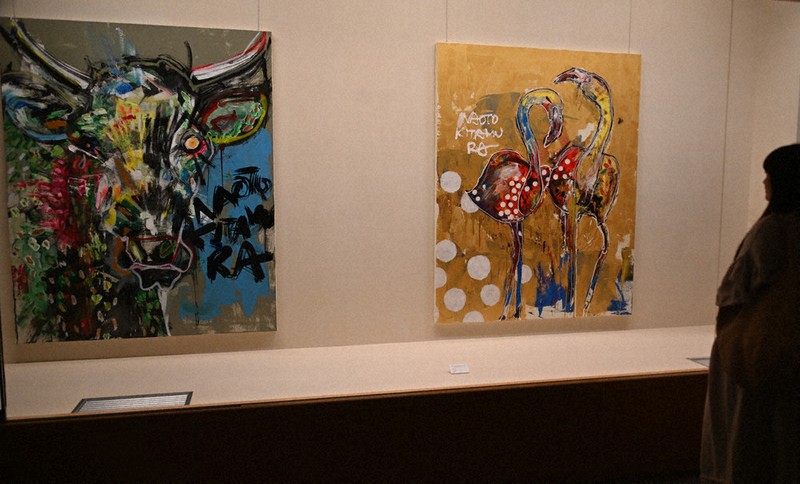 ☆北村脩☆「シャルトル」油絵　SM　◆日展審査員◆二紀会会員◆ 春日出身 北村直登さん絵画展 アクリル絵の具 独自技法 行橋市増田