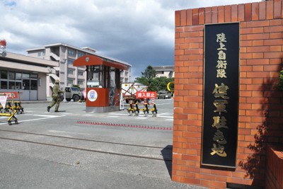 陸上自衛隊健軍駐屯地＝熊本市東区で2025年8月27日午後2時19分、野呂賢治撮影