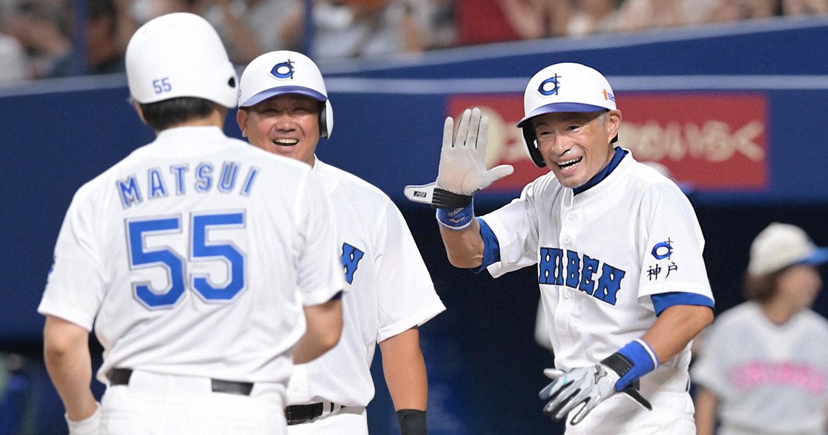 イチロー選抜」が高校野球女子選抜と対戦 松井秀喜さんが本塁打