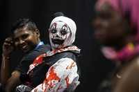 People attend the Comic Con Festival in Johannesburg, South Africa, Aug. 30, 2025. (AP Photo/Themba Hadebe)