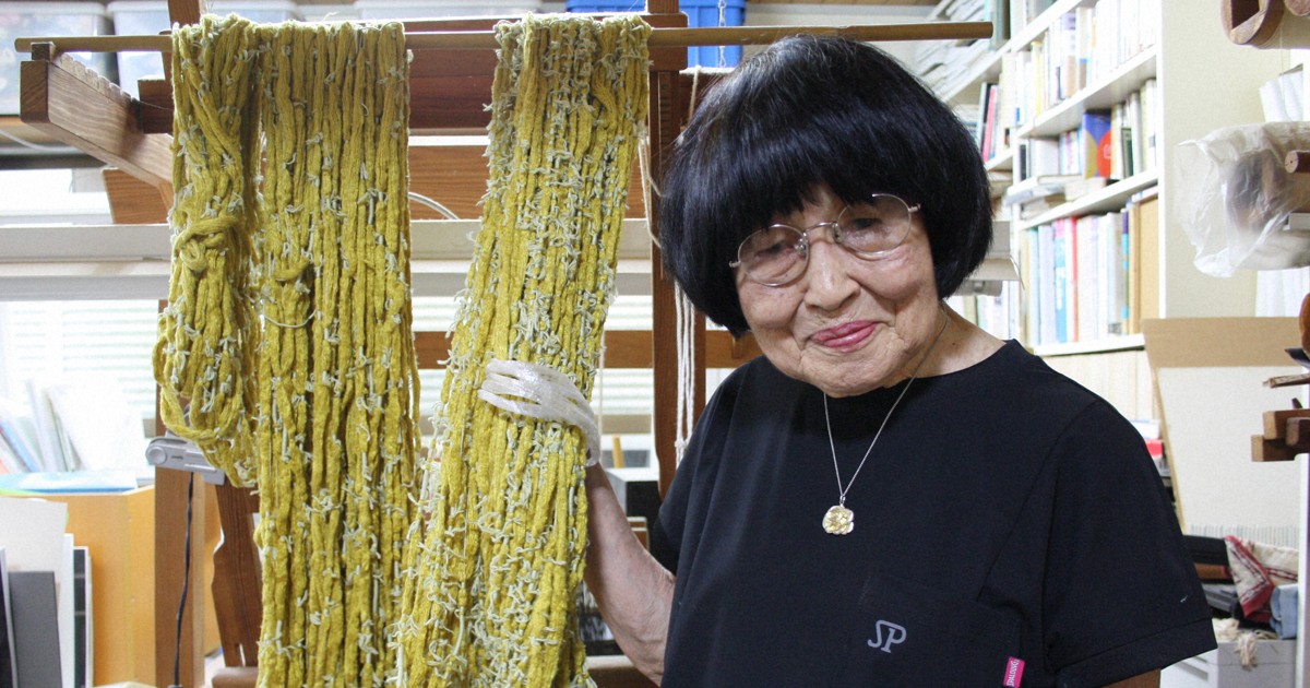 87歳染織作家、やっと語った「7歳の夏の記憶」 姉と見た閃光 | 毎日新聞