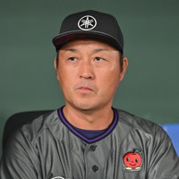 【浜松市（ヤマハ）－大津町（Honda熊本）】ヤマハの申原直樹監督＝東京ドームで2025年9月1日、平川義之撮影