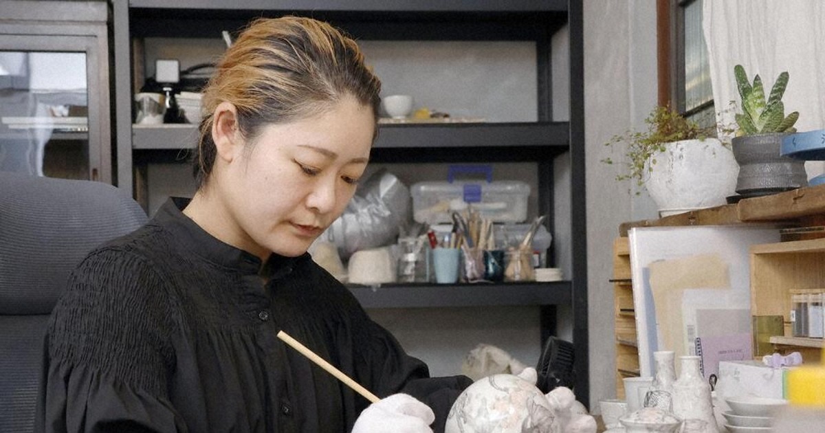 石川で伝統と生きる 自給自足憧れ移住、九谷焼作家に 加賀・松村沙世