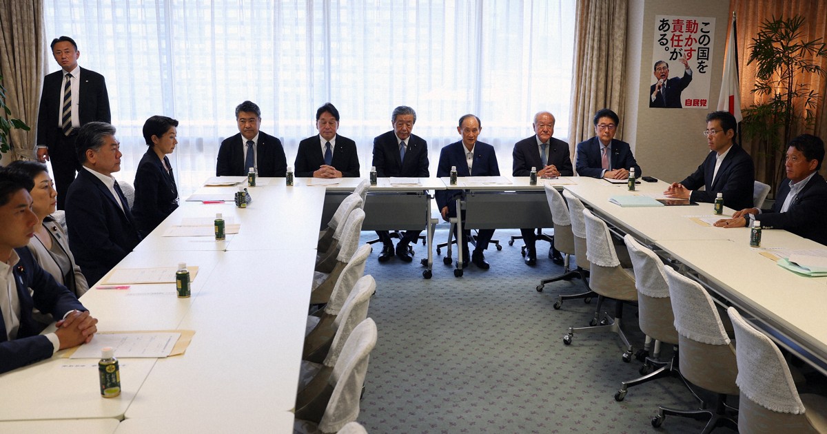 自民党四役、一斉に辞意表明　参院選敗北で引責　政権運営より困難に | 毎日新聞